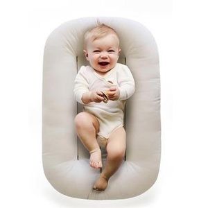 Snuggle Me Infant Lounger in Birch + Removable cover in Grey *great condition*